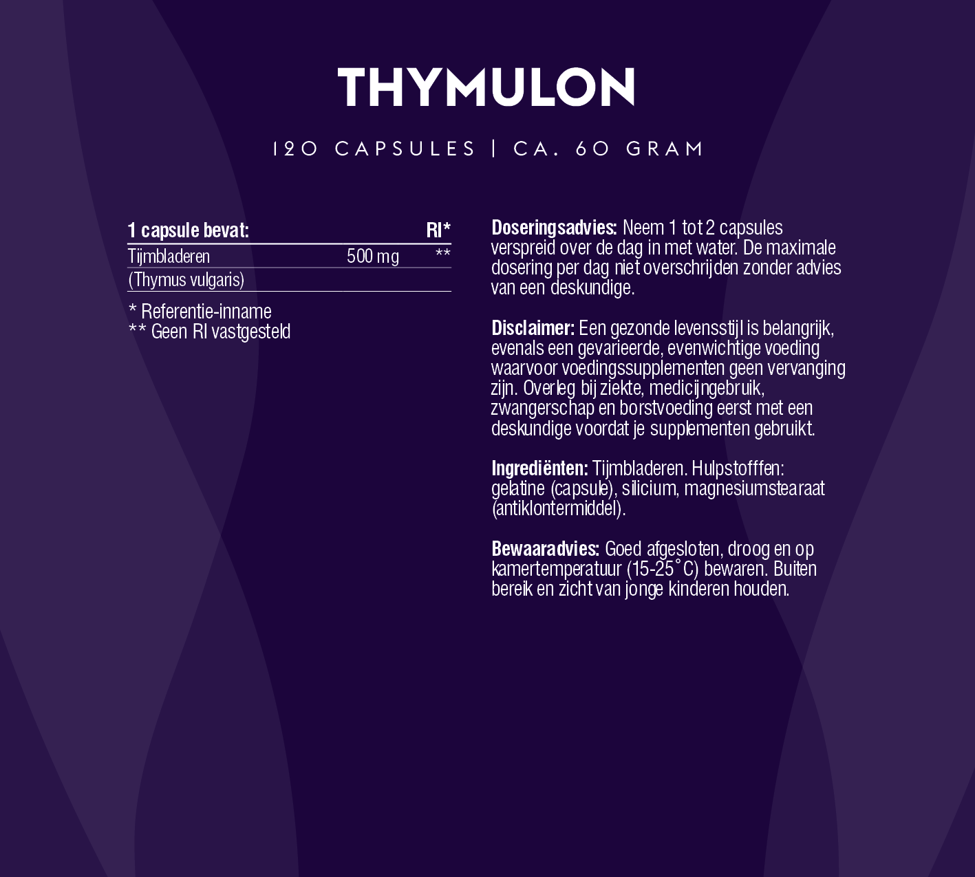 Thymulon (100% natuurlijk tijmblad)