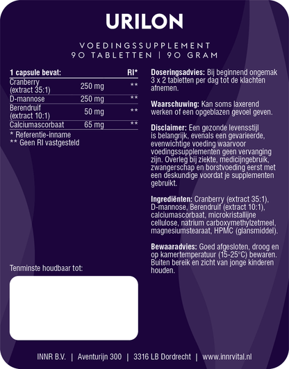 Urilon (cranberry + D-mannose)