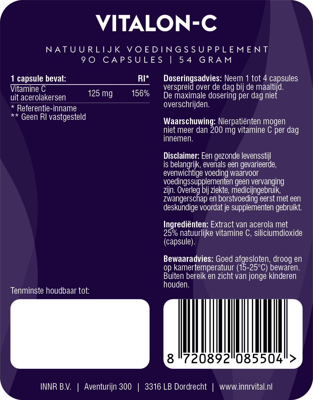 Vitalon-C (natuurlijke vitamine C)