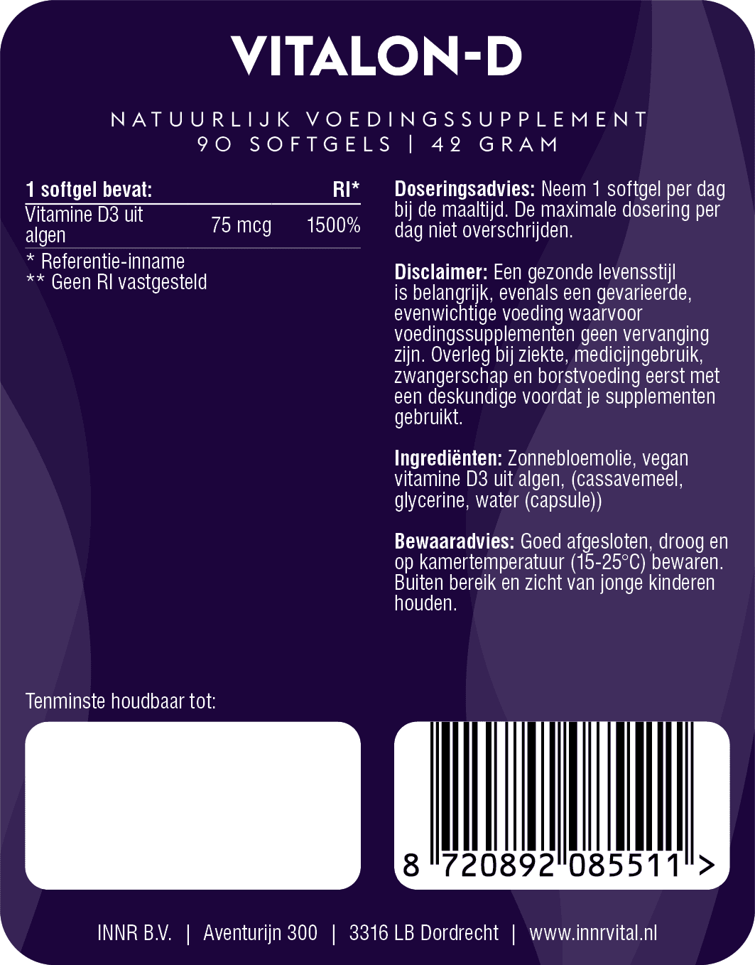 Vitalon-D (natuurlijke vitamine D3)