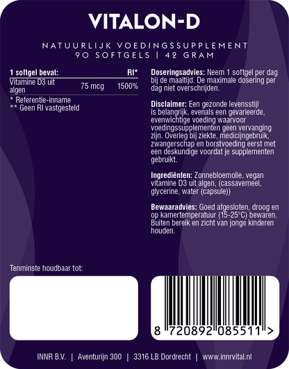 Vitalon-D (natuurlijke vitamine D3)