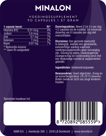 Minalon (100% natuurlijk mineralencomplex)