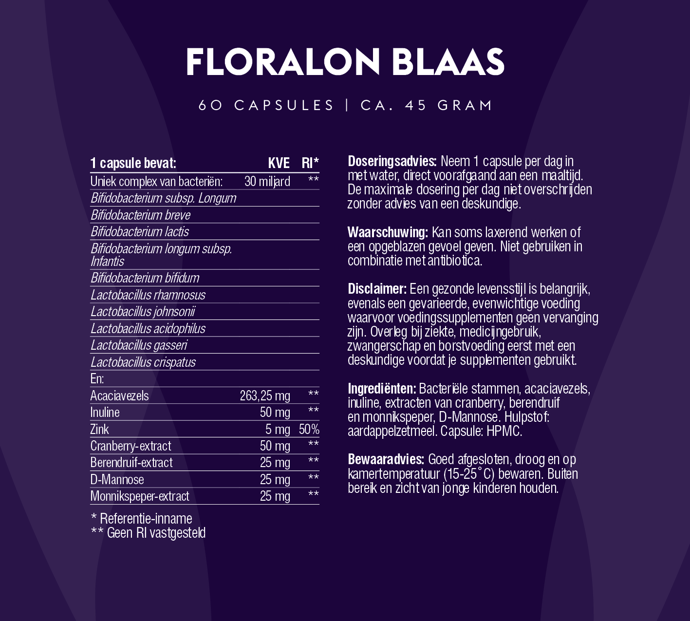 Floralon Blaas (probioticacomplex)
