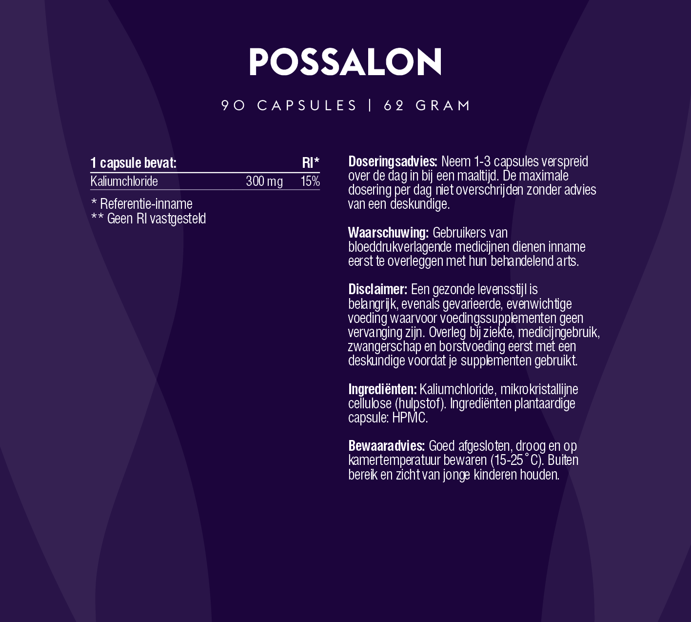 Possalon (natuurlijke kalium)