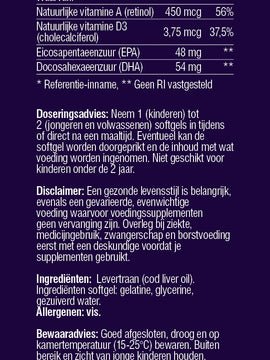 Vitalon-A (levertraan met natuurlijke vitamine A)
