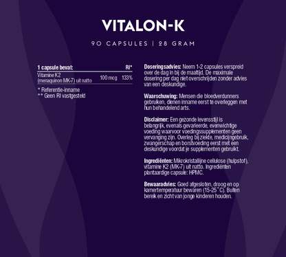 Vitalon-K (natuurlijke vitamine K2)