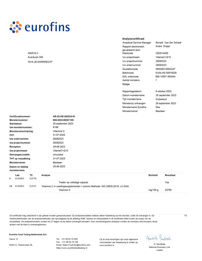 Vitalon-C (natuurlijke vitamine C)